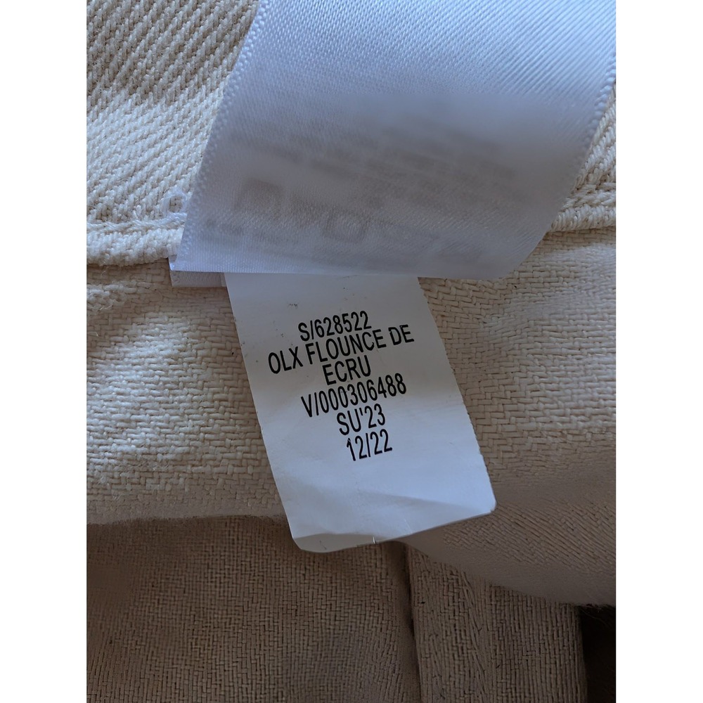 Banana Republic Ecru Denim Skirt Womens 00P Preppy Coastal Chic Neutral Quiet - Picture 7 of 9